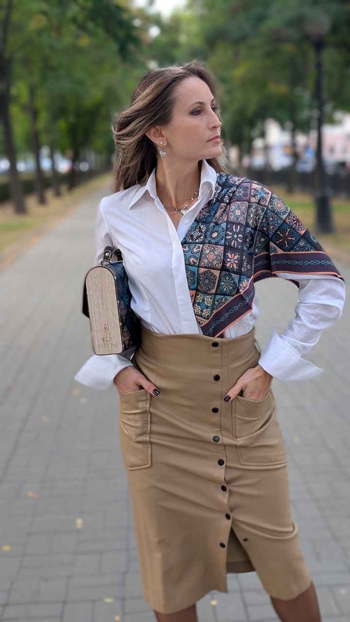 Королівський комплект “Сумка + хустинка” Marocco